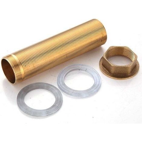 Kit de réparation de robinet, hauteur de robinet allongée 1 mitigeur, kit de raccords de fixation filetés en laiton pour réparation de robinet (M30-100 mm) (1/5)