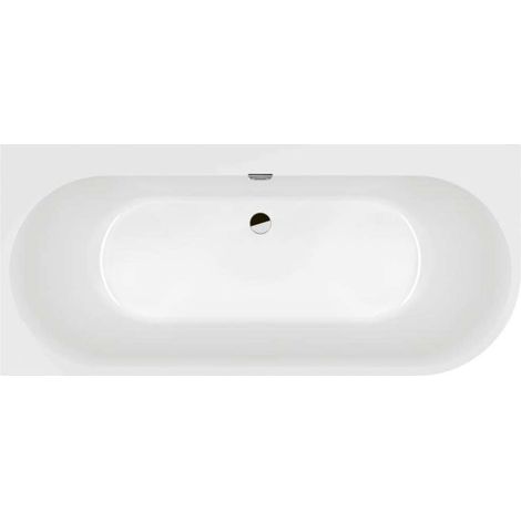 Bañera mural semi exenta angular VILLEROY & BOCH Oberon 2.1 blanco brillante versión izquierda (1/5)