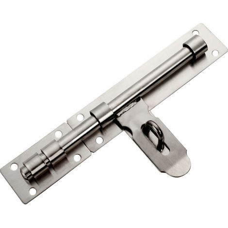 Door lock, door latch, door bolt, sliding door lock, stainless steel door lock (1/5)