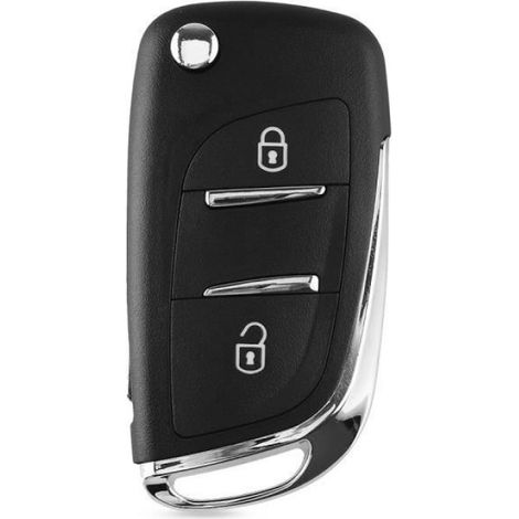 Coque Clé - Pour Peugeot 207 307 308 407 408 - Type 2 BT HU83 - Sans Électronique - 1 Pièce (1/4)