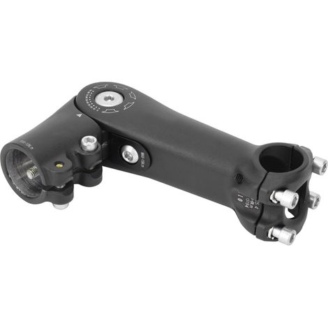 Potence de vélo en alliage d'aluminium réglable et rallongée pour VTT - Adaptateur élévateur 25.4x110 (1/5)