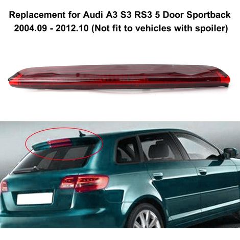Feu Stop LED (3ème Feu) pour Audi A3/S3/RS3 Sportback (8P) 2004-2012 - Réf. 8P4945097C
