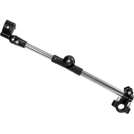 Portaombrelli, clip regolabile per passeggino, veicolo elettrico, bicicletta, skateboard, sedia con tacco alto. (1/4)