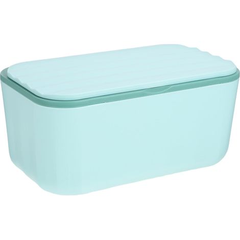 Boîte à lingettes humides Healeved en polypropylène (PP), poser ou fixer au mur, avec couvercle,