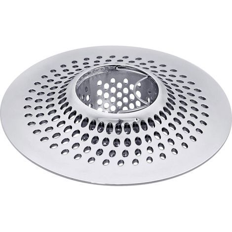 Filtro de baño, 11,5 cm, acero inoxidable, plata