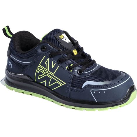 PEREC CHAUSSURES BASSES DE SÉCURITÉ 7065 Marine , Jaune fluo 40 (1/5)