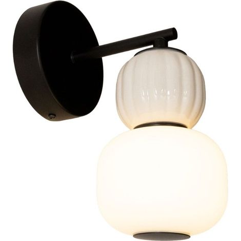 Applique Modern nera/grigia rigata LED 5W 3000K Maxlight (1/3)