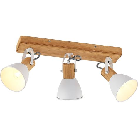 Lindby Foco 'Merela' en Marrón de Madera (1/5)