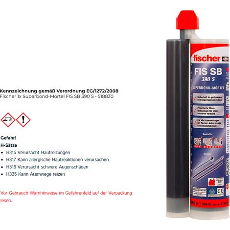 Fischer 1x Superbond-Mörtel FIS SB 390 S - 518830