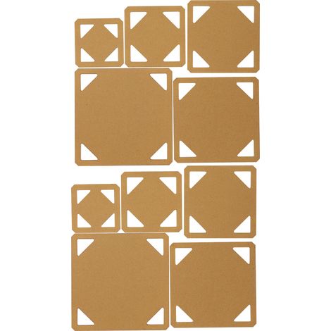 Pochoirs acrylique pour patchwork, kit créatif de quilting DIY, accessoires couture (1/5)