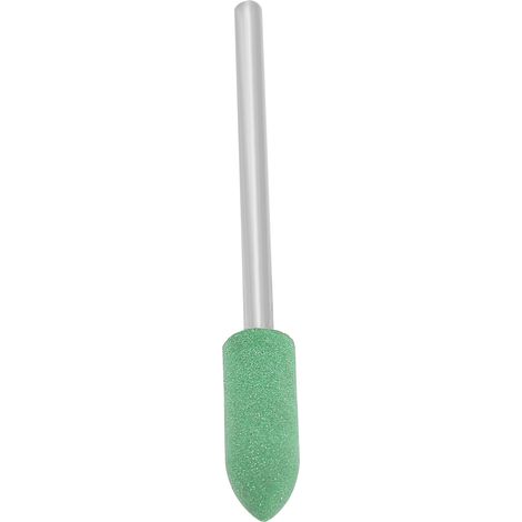 Fraises de polissage dentaire en caoutchouc silicone grain 240, accessoire pour foret, vert