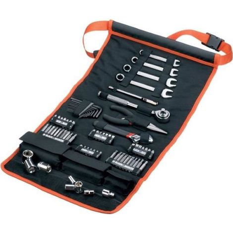 Kit d'outillage (77 pieces) BLACK+DECKER - A7063-QZ (Livré en rangement textile) (1/2)