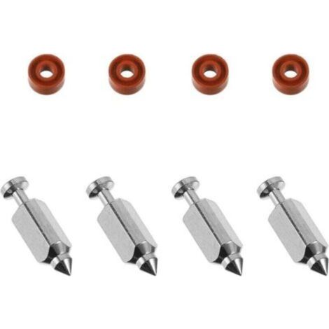 Pointeau De Flotteur - Kit De Soupape De Carburateur Pour Moteur De Tondeuse À Gazon - Compatible Briggs & Stratton 398188 - 4 Pièces (1/4)
