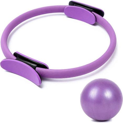 Ensemble d'anneaux de Pilates, cercle magique, mini-ballon de Pilates anti-explosion, C (1/4)