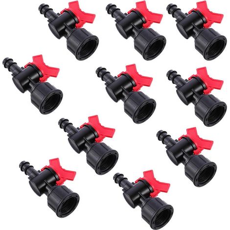 Vanne à bille d'irrigation à filetage intérieur pour l'arrosage de jardin (lot de 10) (1/5)