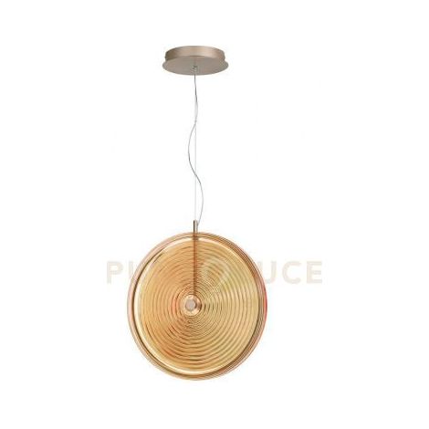 SOSPENSIONE JOKEY GRANDE AMBRA 1 LUCE LED 3000K 1087LM 17W D.45CM