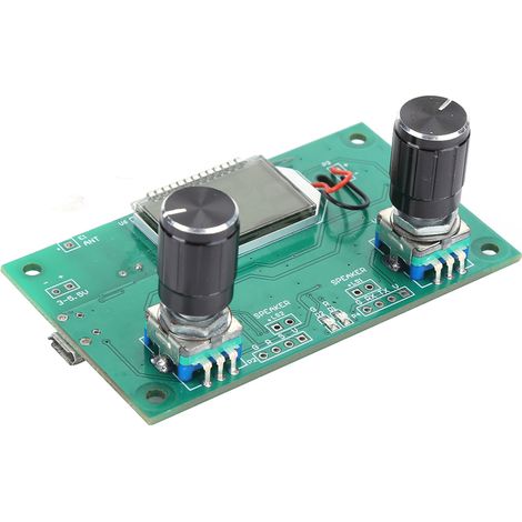 Récepteur FM stéréo 87‑108MHz pour audio sans fil, haut-parleur Bluetooth et projets radio DIY.