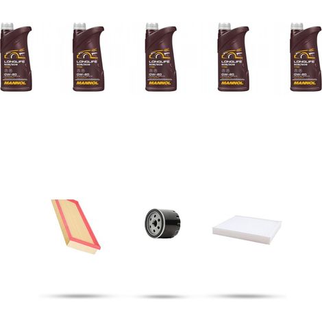 Kit tagliando 3 FILTRI e 5L OLIO compatibile con Skoda Octavia IV 1.5 TSI 110kw Dal 2020 (1/4)