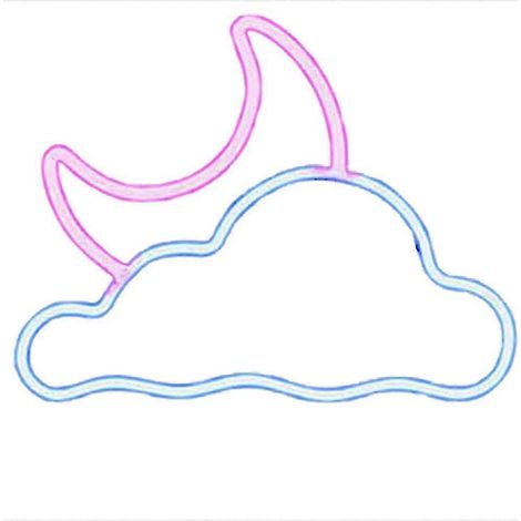 Enseigne lumineuse néon nuage et lune pour décoration murale, alimentée par USB, idéale pour une chambre, un mariage ou une fête. (1/5)