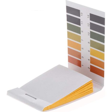400 Pièces Bandelette pH,Bandelettes de Test de valeur pH,plage de mesure 1-14, papier de test tournesol pour la aquariums salive Eau Test de sol