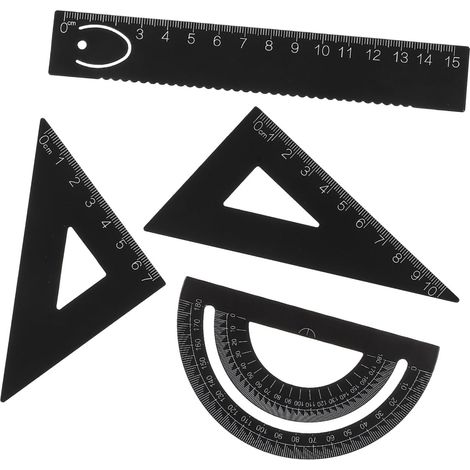 Kit de 3 règles mesure professionnelles pour le dessin, précision (1/5)