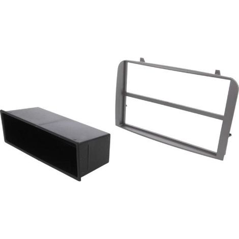 Facade Autoradio FA185.0A compatible avec Alfa Romeo 147 GT - Argent clair