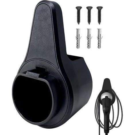 Supporto per caricabatterie per auto elettriche, gancio per cavo di ricarica per auto elettriche, base a parete - Organizzatore di cavi per auto elettriche (1/5)