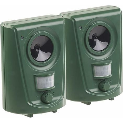 2 appareils anti-nuisibles à ultrasons et détecteur de mouvement TS-910 (1/4)