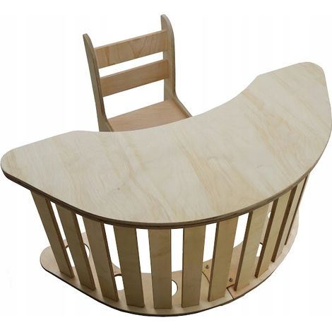 Tablero de madera contrachapada para mecedora, escritorio o mesa Montessori. (1/5)