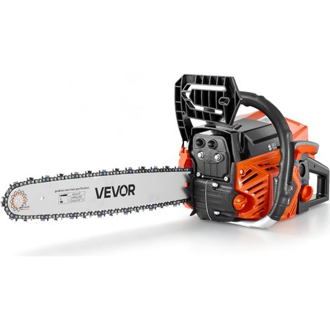 Tronçonneuse Thermique 52 cm³ 2,0 kW Scie à Chaîne Essence 2 Temps (1/5)