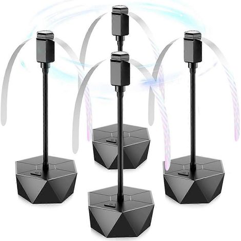 lot de 4 ventilateurs anti mouches pour tables ventilateurs repulsifs pour eloigner les mouches (1/5)