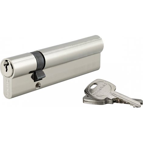 Cilindro doppio ingresso STD UNIKEY, 30 x 90 mm, 3 chiavi, nichelato - THIRARD (1/5)