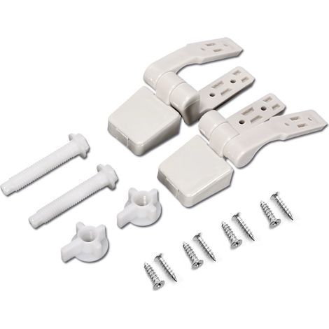 Ruimou 1 Set Charnières de siège de toilette blanches 29098-1000 Compatibles avec Jabsco (1/5)