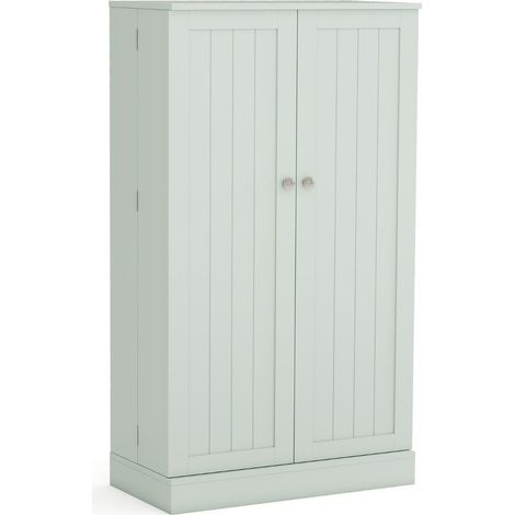 Armario de almacenaje 59 x 30 x 104 cm gran capacidad de almacenaje diseño escandinavo MDF verde 200017057