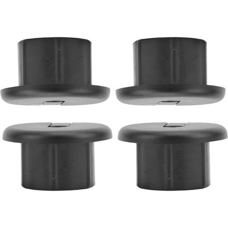 4-teiliges Kabeltüllen-Set, Kabelschutzhüllen für Ersatz-Ethernet-Adapter, rechteckig, Satellite V2, schwarz (1/5)