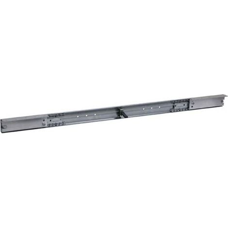 Coulisses de table à ouverture synchronisée – Longueur 1350 mm – Ouverture 1050 mm – Charge 90 kg – Acier zingué et aluminium – Vendu à la paire – Pottker (1/5)