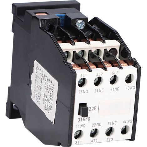 Contacteur de puissance 2NC+2NO pour installation domestique 9A 220V 50Hz sur rail DIN (1/5)