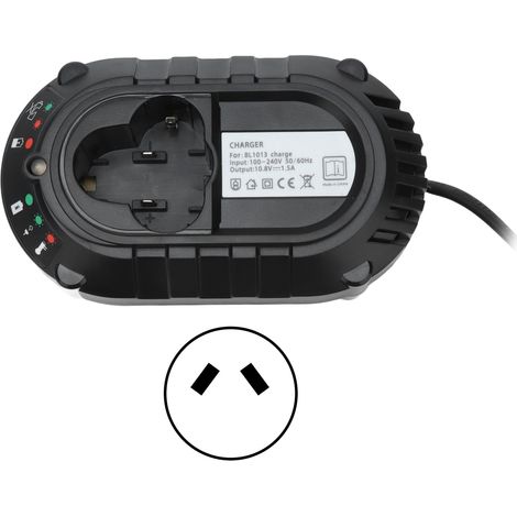 Chargeur batterie Li-ion 10.8V 100-240V avec protection court-circuit, 4 options de charge, utilisation simple et pratique (1/5)