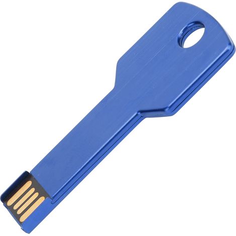 Clé USB bleue en forme de clé, disque mémoire USB Plug and Play pour ordinateur et voiture, 32 Go (1/5)