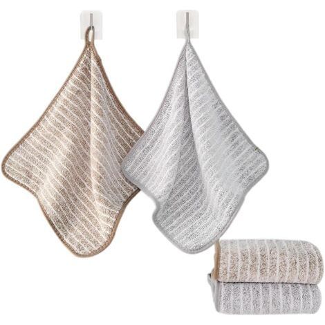 Set of 4 kitchen towels, 30 x 30 cm, soft and absorbent kitchen towels (1/5)
