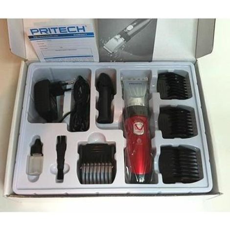 COFFRET TONDEUSE CERAMIQUE TITANE COIFFEUR CHEVEUX BARBE CORPS (1/4)