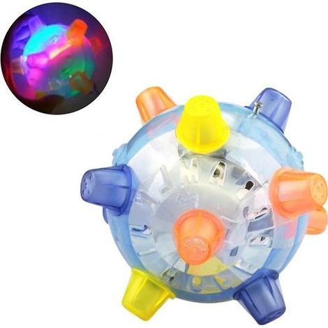 Jouet Balle Lumineuse Pour Chat et Chien Jouet Rebondissant Clignotant Musique (1/4)