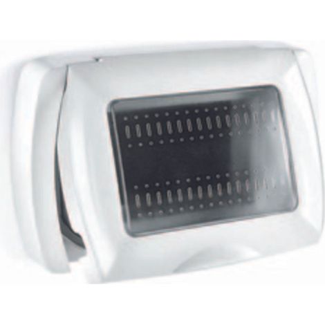 PLACCA LIFE BOX SYSTEM P/ESTERNO IP55 BIANCO 3P- ELETTROCANALI- 1,0 pz