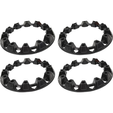 4 Felgen Radkappen Reifenschutz Radkappen Universal für Quad Kart 10 Zoll (Außendurchmesser 280 mm, Innendurchmesser 195 mm) (1/5)
