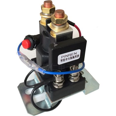 Relais d'isolation intelligent à double batterie, 12 V 200 A, instantané jusqu'à 500 A, relais à double batterie pour automobile. (1/4)