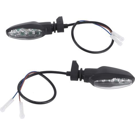 Ej.Life Clignotant Tour de Moto, Paires Clignotants Moto LED Clignotants LED Avant Ambre 12V Remplacement Ajustement pour Triumph Tiger 800/1200 (1/5)