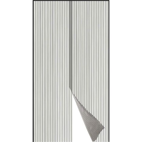Akhuo schwarzes verstellbares Tür-Moskitonetz 110x220 cm