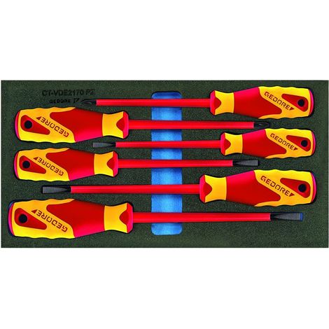 Module d'outillage 1500 CT1-VDE 2170 PZ 6 pièces. Module de tournevis à tête plate/PZD 1/3 (1/5)