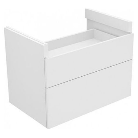 Meuble bas EDITION 400 PLANNING avec découpe siphon 700x527x450mm chêne cachemire / chêne cachemire KEUCO