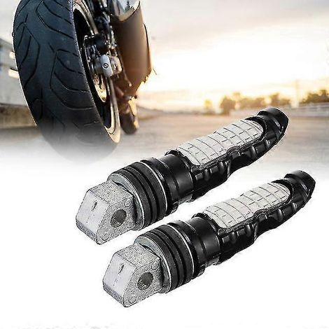 Stück Motorradpedale, Dirtbike-Zubehör, Fußrasten, Universal, Aluminiumlegierung – Silber